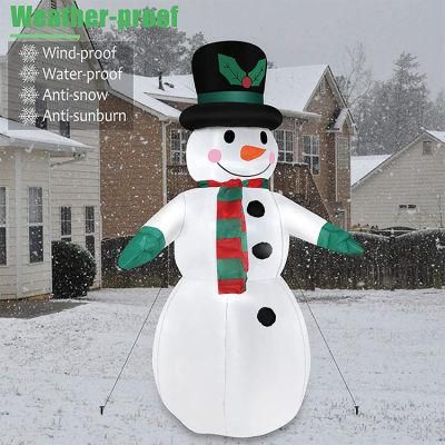 Customized Christmas Decorative Snowman Christmas Inflatable Snowman Christmas Santa