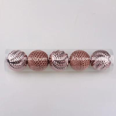 8cm Shatterproof Plastic Christmas Balls