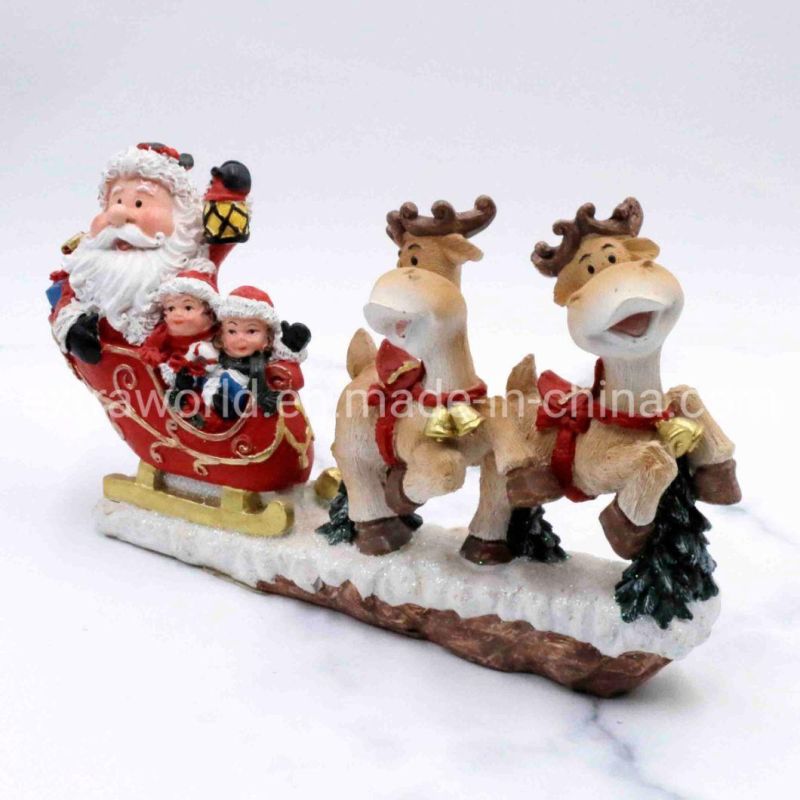 Christmas Decorations Santa′s Xmas Elf Resin Holiday Statue