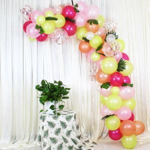 83PCS Hawaiian Style Latex Balloon Arch Flamingo Series Party Supplies