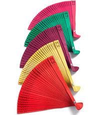 Wooden Hand Fan Colorful Sandalwood Fan