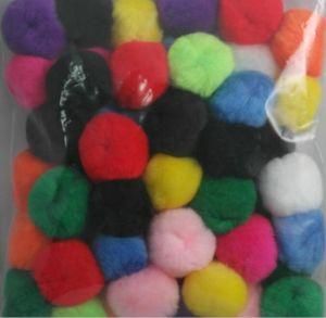 Assorted Colors and Sizes Acrylic Craft POM Poms - 200 Pieces