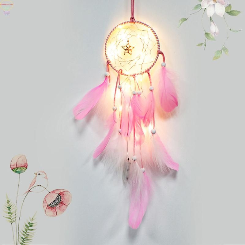 LED Dream Catcher Home Ornaments with 20 LED Lights