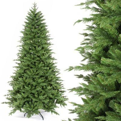 Yh2055 5FT Pre-Lit PVC PE Artificial Green Tree with Metal Stand Decoration Christmas Tree