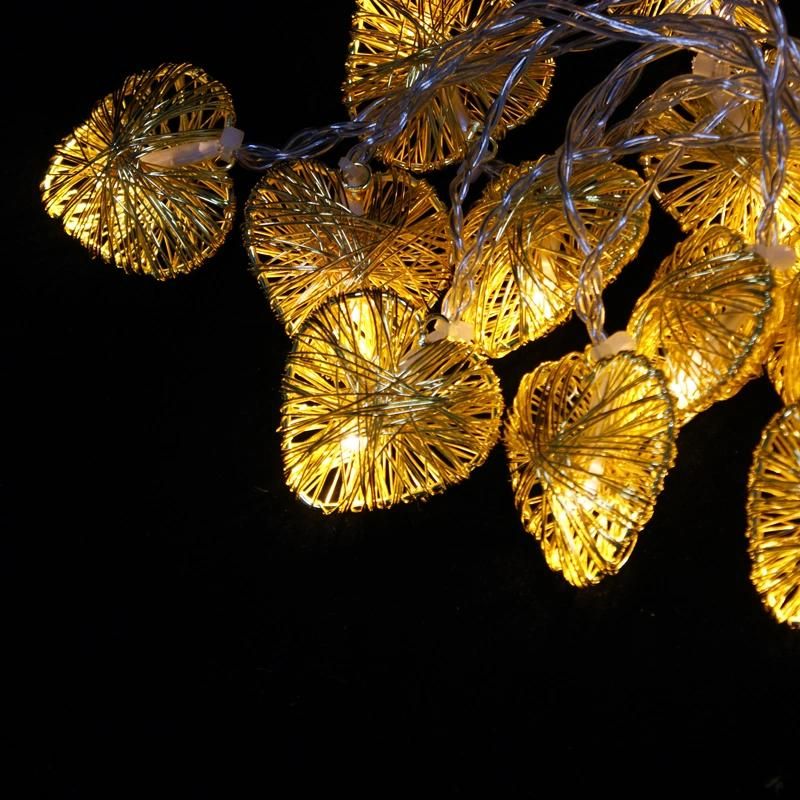 Christmas Tree Decoration Heart Shape LED Decorative String Light