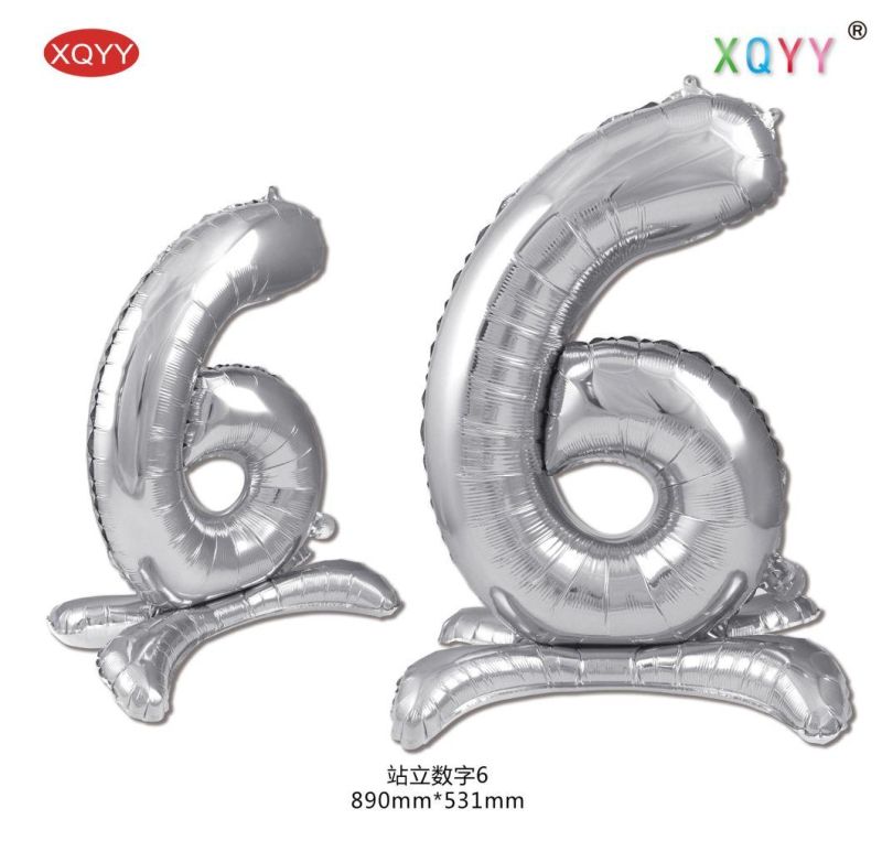 Mylar Number 32 Inch Party Decoration Foil Number Balloon