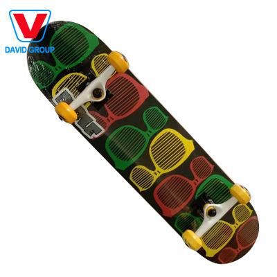 Mini 22 Inch Complete Blank Deck Plastic Fish Board Cruiser Skateboard with Big LED Wheel