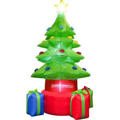 Merry Christmas Wholesale Inflatable Christmas Gift Inflatable 7FT Christmas Tree