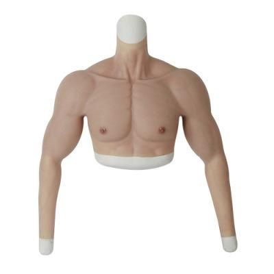 Boyi Realistic Cosplay Male Fake Belly Bodysuit Muscular Chest Crossdresser Macho Artificial Man Muscle Suit