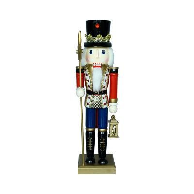 Wooden Nutcracker Soldier with Lantern Nutcracker Wooden Christmas Ornament Decoration