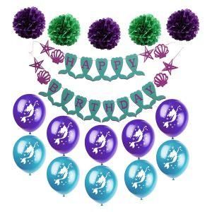 Umiss Paper Party Supplies Mermaid Birthday Decorations Halloween Christmas