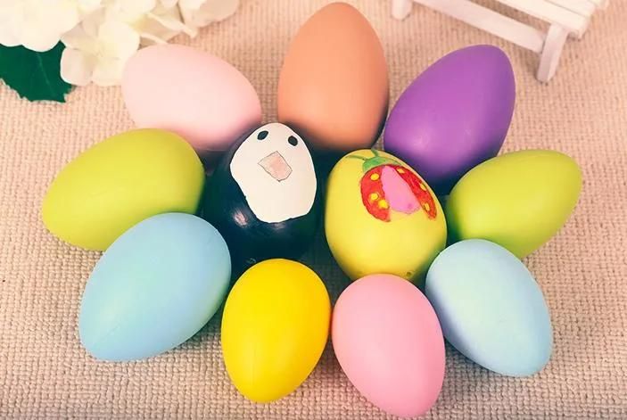 Wooden Decorative Easter Hanging Egg Party Decoration for Kids