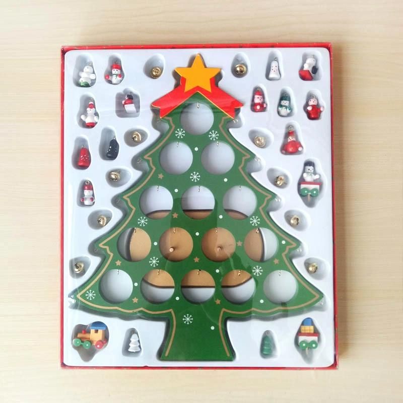 DIY Wooden Holiday Promotion Kid′s Children Gift Christmas Decoration Tabletop Christmas Trees