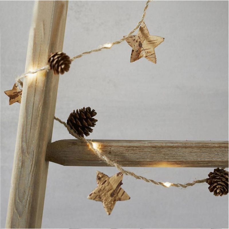 Christmas String Light, Pinecone Fairy Light Copper Wire Battery Operated