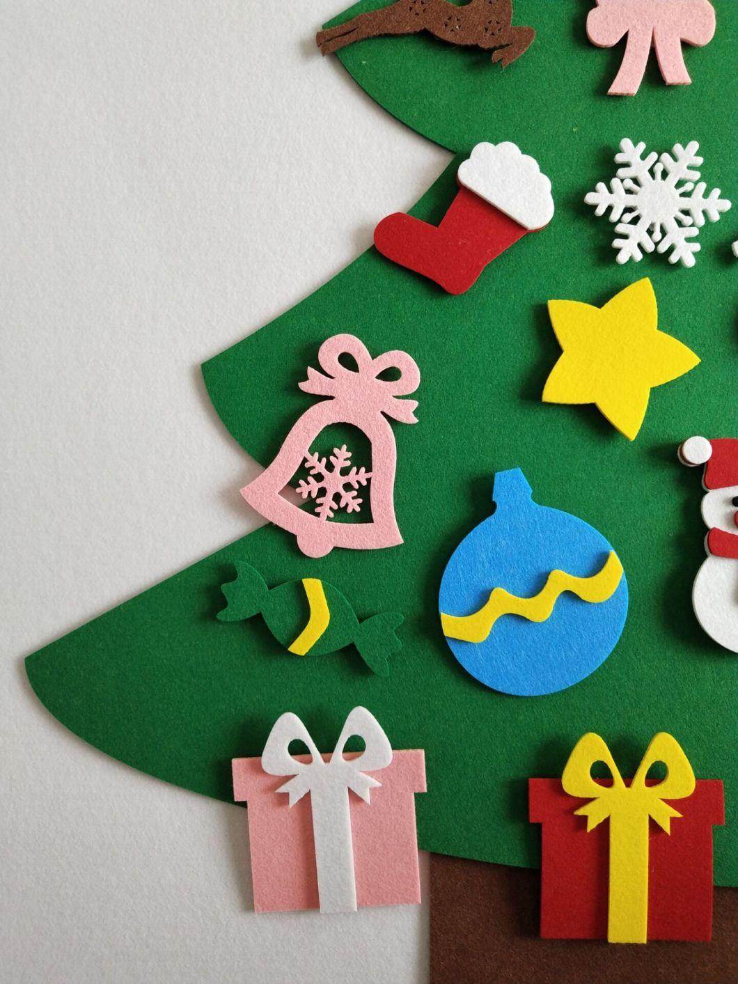 DIY Felt Christmas Tree with Detachable Ornaments Xmas Gifts for Toddlers