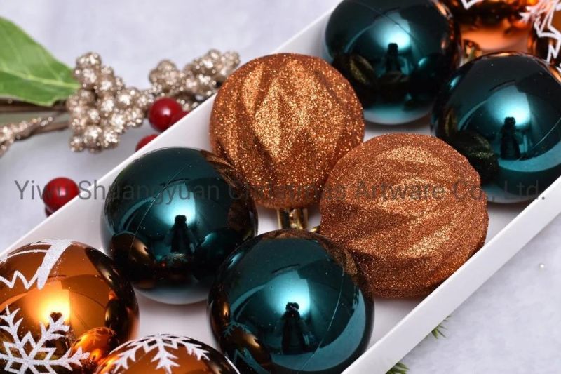 New Design High Sales Christmas Ball for Holiday Wedding Party Decoration Supplies Hook Ornament Craft Gifts