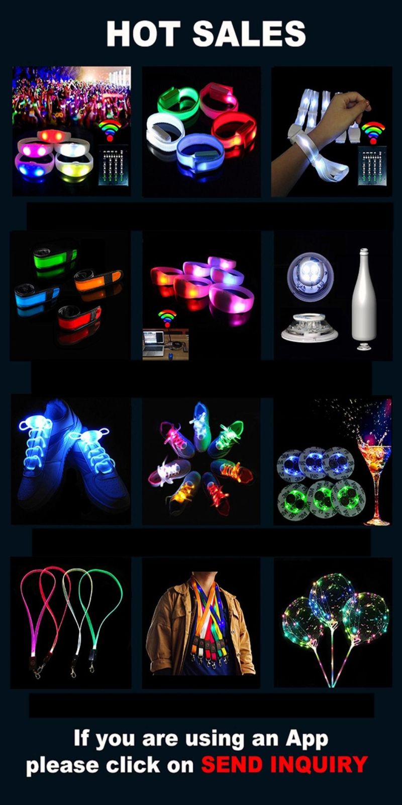 15 Colors Music LED Bracelet Remote Controlled LED Bracelet