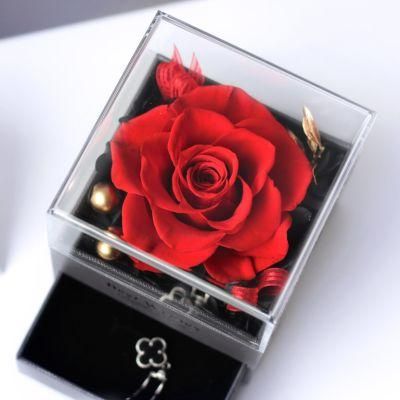 Christmas Decoration Preserved Rose Flower Gift