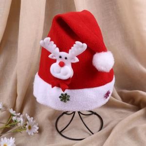 2020 New Fashion LED Lighting Christmas Gifts Santa Claus Reindeer Snowman Christmas Hats
