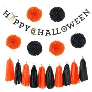 Umiss Paper Bunting Halloween Decor Christmas Birthday Wedding Party Suppliers