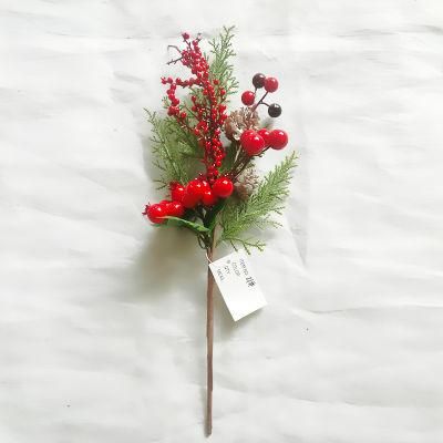 Artificial Simulation Christmas Flower Poinsettias for Decoration Xmas Ornaments Christmas Ornaments