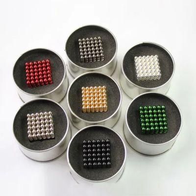 6 Colors 5mm 216 PCS Neodymium Cube Magnet Balls