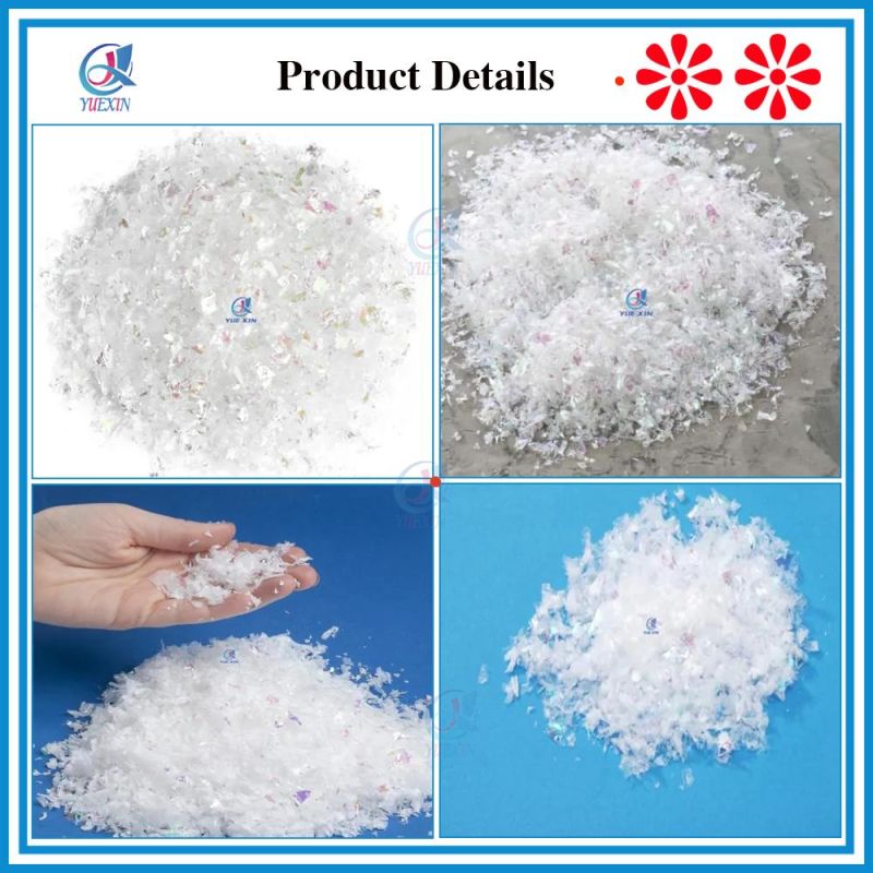 Iridescent Fake Artificial Snow Crystals Glitter Flakes - Christmas Party Decoration