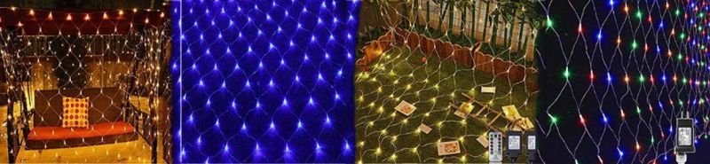 LED Net Lights Party Background Light for Christmas Halloween