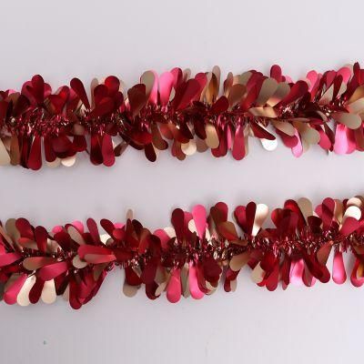 Best Christmas Tree Companion 2m High Quality Rose Color Pet Tinsel