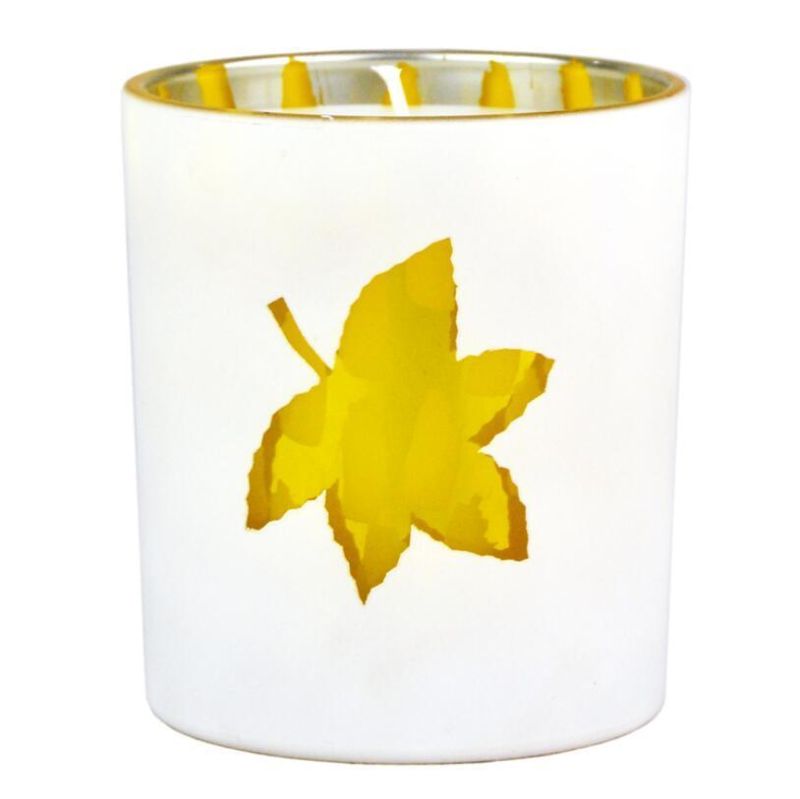 Cute Candle Holder Glass Jar Decorative Glass Tealight Candle Jar for Bathroom