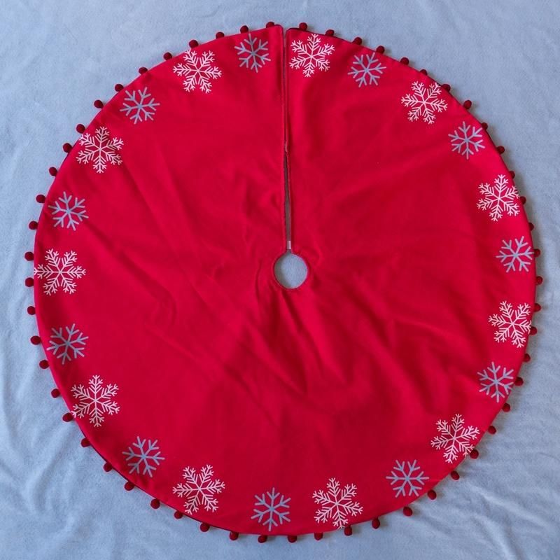 120cm Christmas Embroider Tree Skirt