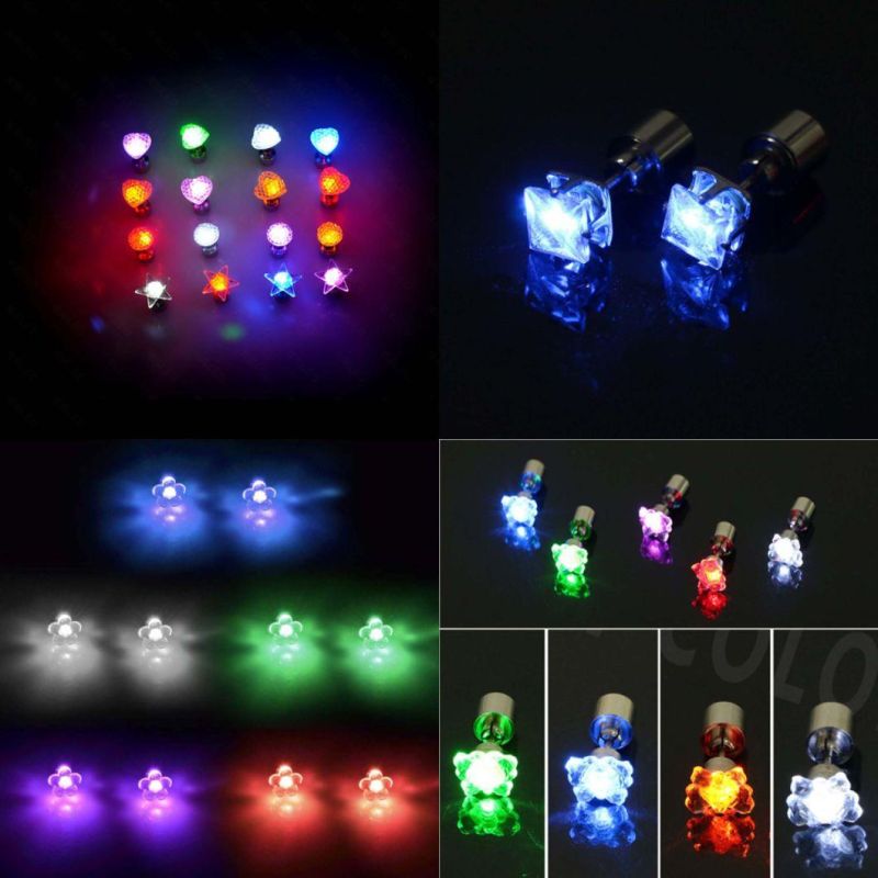 LED Earrings Glowing Earrings Bright Stylish Ear Pendant Light