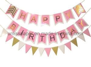Umiss Paper Bunting Happy Birthday Banner Kit Birthday Decoration Party Supplier