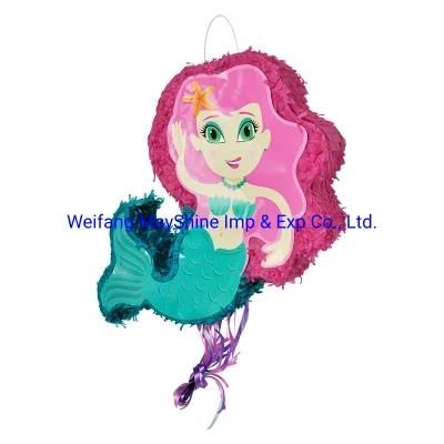 Kid Birthday Party Supplies Mexico Handmade DIY Mermaid Pinata