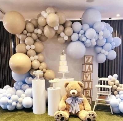 Apricot Garland Arch Balloon Kits Hot Sell Matte Pastel Candy Color 5in 10in 18in 36in Latex Air Balloons Baby Shower
