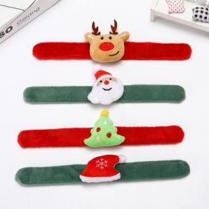 Wholesale Christmas Charm Bracelet Christmas Decoration Supplies Christmas Slap Bracelets