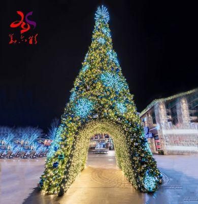 Outdoor Giant Artificial Large Christmas Tree with Walk Through