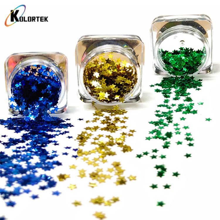 Kolortek Wholesale Chunky Glitter for Cosmetic Body Glitter Craft Decoration Mickey Mouse Glitter Flakes Slime Glitter