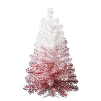 Dec. Metu Pink and White PVC Mini Christmas Tree