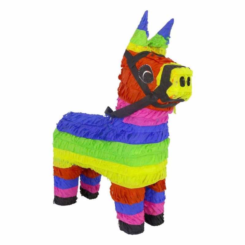 Wholesale Rainbow Paper Toy Design Mini Horse Donkey Pinata for Child Birthday