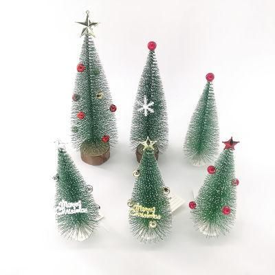 Bedroom Desk Decoration Mini Xmas Christmas Tree Desktop Ornament for Office Home Decoration