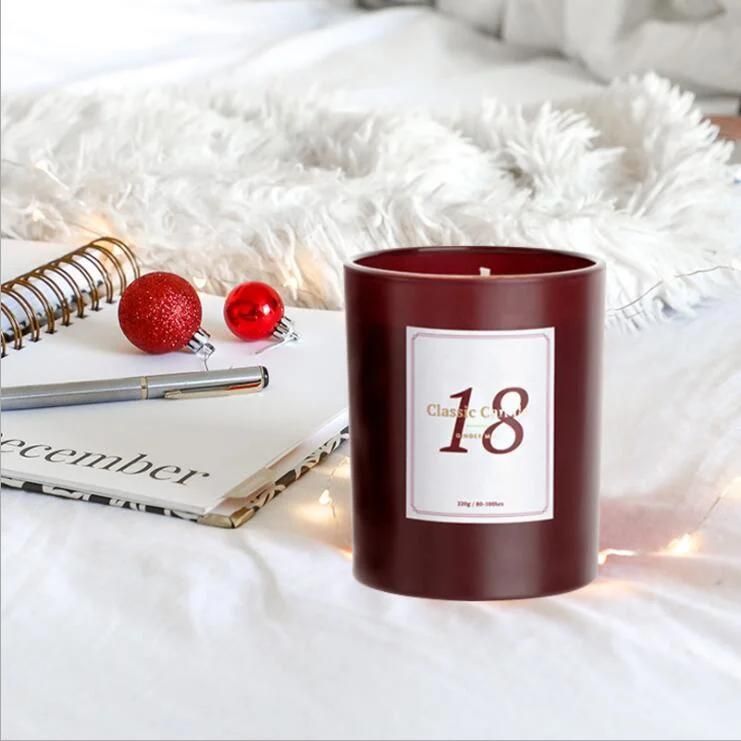 Christmas Red Scented Candle for Home Decoraton with Gift Box