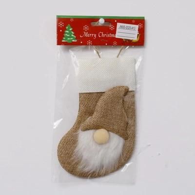 Really Cheap Price Nice Quality Cute Gnome Design Christmas Hanging Stockings
