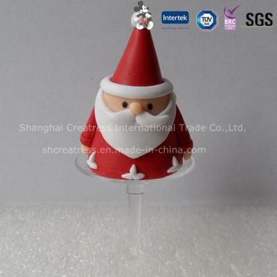 Mini Polymer Clay Christmas Decoration Santa Claus
