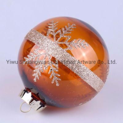 Christmas Tree Decoration Painted Plastic Ball