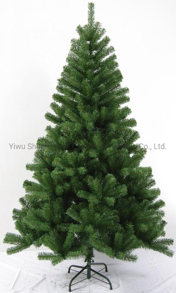 60-300cm Green PE PVC Artificial Christmas Tree with Leaf Pinecone Snow Red Berry