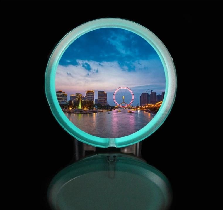 LED Lighting Plastic Name Badge Glowing ID Tag