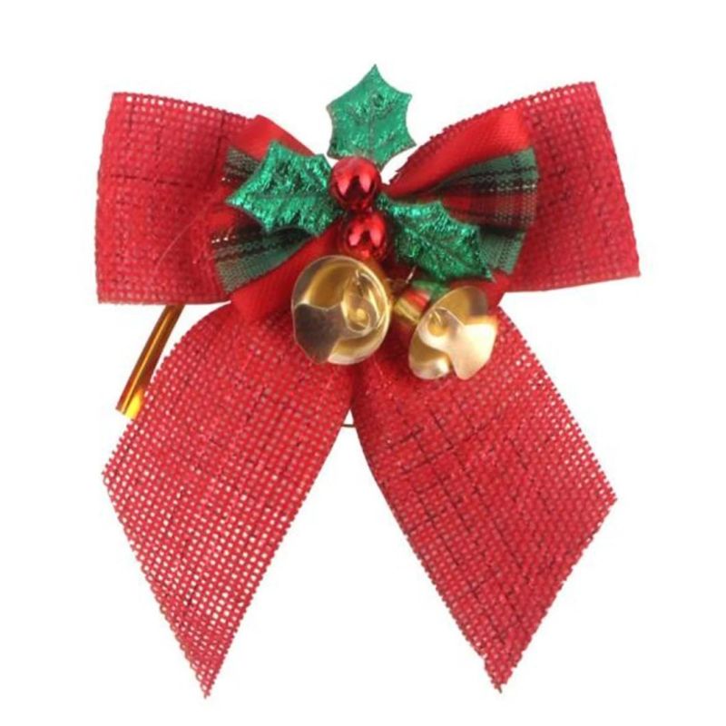 Beautiful Artificial Christmas Decoration Bow Knot