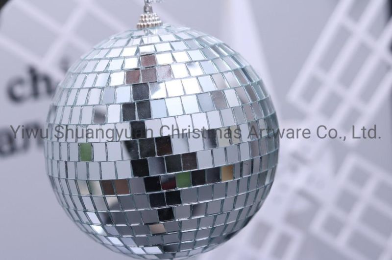 New Design High Sales Christmas Mirror Ball for Holiday Wedding Party Decoration Supplies Hook Ornament Craft Gifts