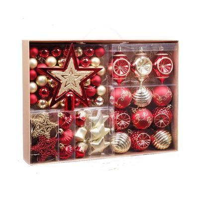 Amazon Hot Sale Christmas Ball Set Available Lightweight Holiday Christmas Tree Ornament Decorations Christmas Decorations